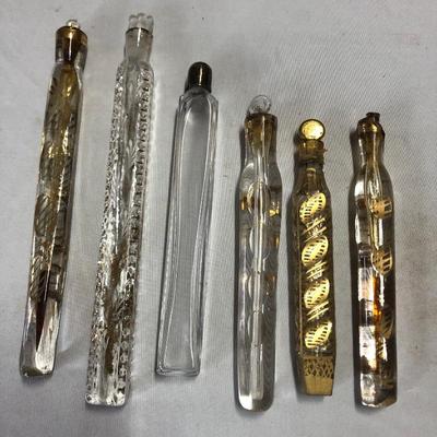 Tear catchers, perfume bottles, Victorian glass