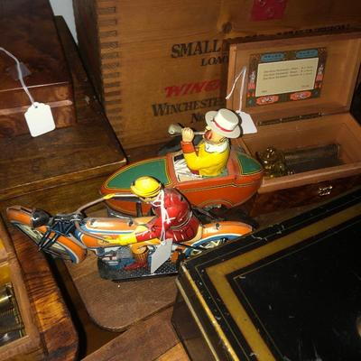 Vintage tin toys
