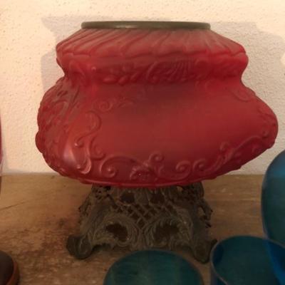 Kerosene lamp base.