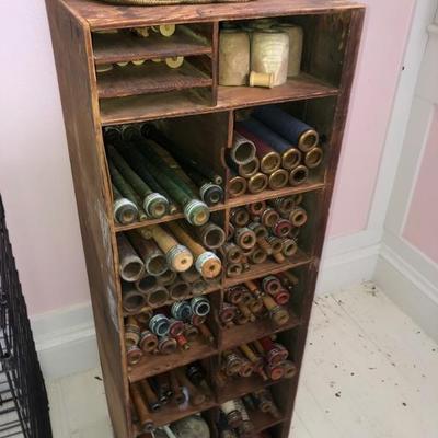Antique sewing textile