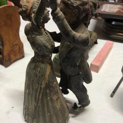 Antique Tin wind up dancing toy