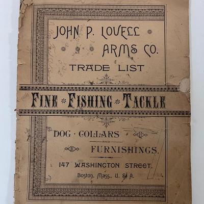 1890 Lovell Fishing Tackle Brochure 
