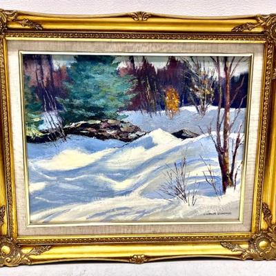 Signed Goodhue Painting 