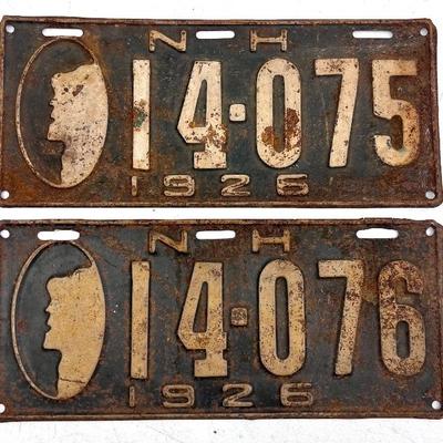 NH License Plates 