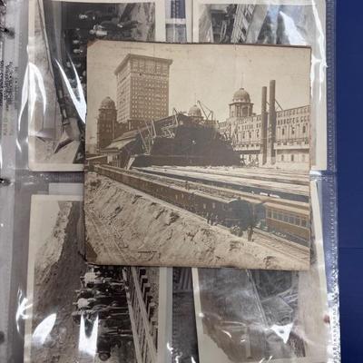 Large binder of Railroad Photography 