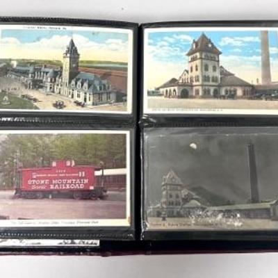300+ Railroad Postcards 