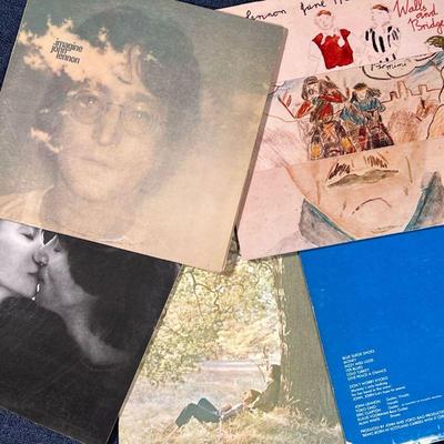 (5pc) JOHN LENNON ALBUMS  |
Vinyl record albums including: Imagine (SW 3379); Walls and Bridges; Plastic Ono Band; The Plastic Ono Band -...