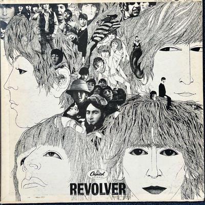 (3pc) BEATLES ALBUMS  |
Vinyl record albums, including Revolver (T 2576), Yesterday Ant Today (T 2553), and Rubber Soul