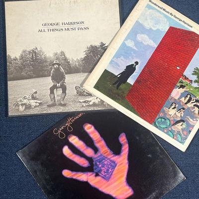(3pc) GEORGE HARRISON ALBUMS  |
Including: Living in the Material World; Wonderwall Music; and All Things Must Pass