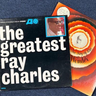 (2pc) STEVIE WONDER & RAY CHARLES ALBUMS  |
Including Songs in The Key of Life with 24-page lyric booklet (T13-34062), and The Greatest...