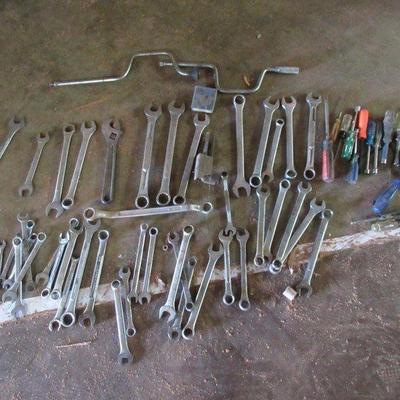 GENEROUS QUANTITY OF WRENCHES SPEED HANDLES NUT DRIVERS ETC.