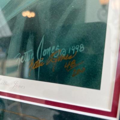Zeroed jones signed art