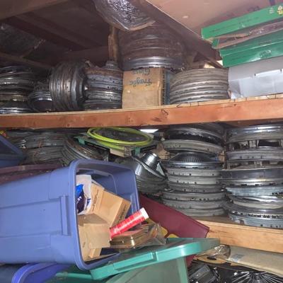 More hubcaps than you probably ever seen at a estate sale