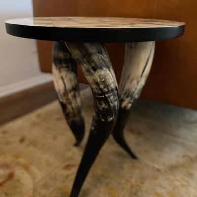 Horn Mosaic occasional side table 