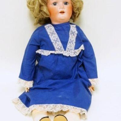 1008	ANTIQUE GERMAN BISQUE HEAD DOLL, HEUBACH KOPPELSDORF, APPROXIMATELY 23 1/2 IN HIGH

