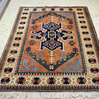 1144	PERSIAN HAND KNOTTED RUG, APPROXIMATELY 4 FT 10 IN X 5 FT 6 IN
