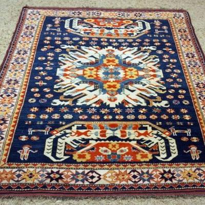 1147	PERSIAN HAND KNOTTED WOOL RUG, APPROXIMATELY 5 FT 6 IN X 6 FT
