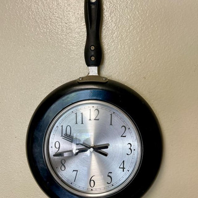 Wall Hanging Clock  - Iron Cast for Kitchen