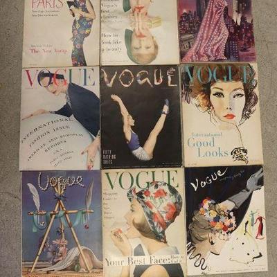 Vintage Vogue Magazines