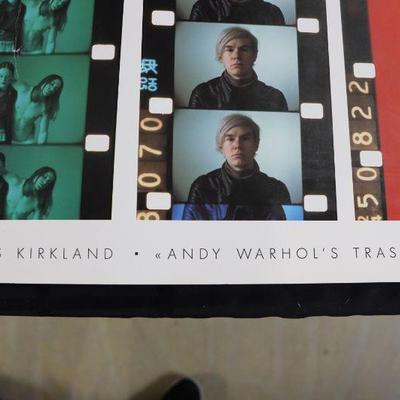 Vintage Andy Warhol's Trash Poster, 1989 re-print, Douglas Kirkland