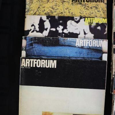 Vintage Artforum magazines