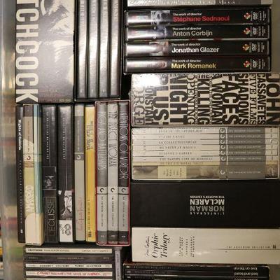 DVDs, Criterion Collection, assorted foreign and art-house films