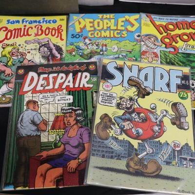 San Francisco Comic Book, The People's Comics, Home Grown Funnies, Despair, Snarf; R. Crumb