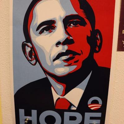 Obama Campaign poster, Shepard Fairey