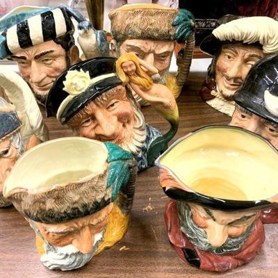 Collectible Royal Doulton Toby mugs
