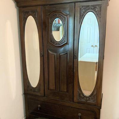 Antique English armoire