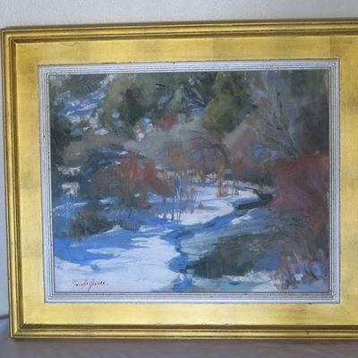 Untitled Winter Scene By Richard Alan Nichols O.P.A.