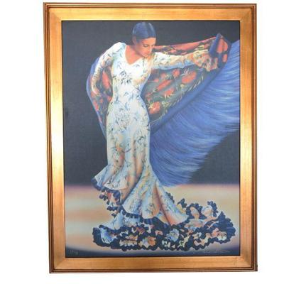 Flamenco Dancer By Charles Collins