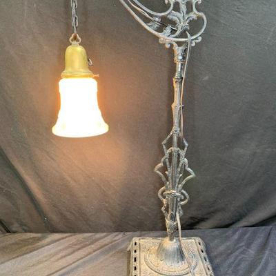 Victorian Industrial Iron Bridge Table Lamp
