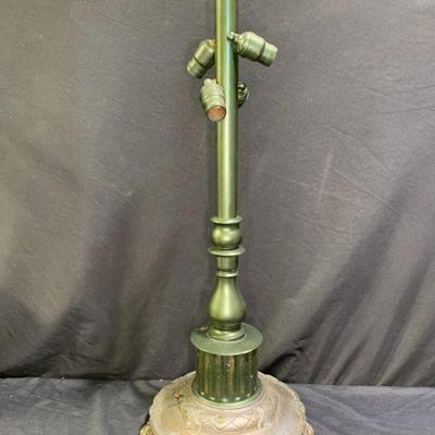 Vintage Adjustable 4-Light Table Lamp
