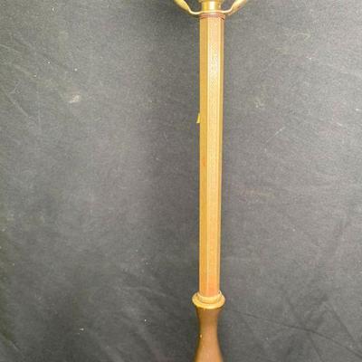 Antique Rococo Style Gilt Table Lamp
