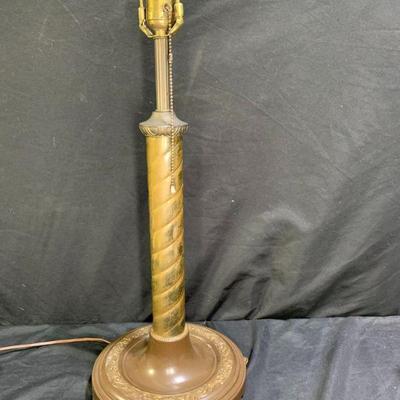 Rembrandt French Nouveau Pillar Lamp Base
