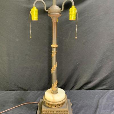 Vintage Italian Nouveau Footed Lamp Base
