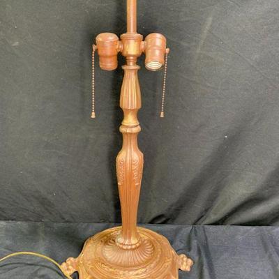Painted Italian Baroque Footed Lamp Base
