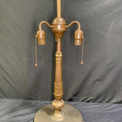 Brown 3-Light Table Lamp
