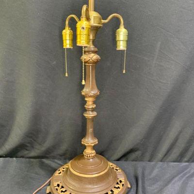 Art Deco 3-Light Table Lamp