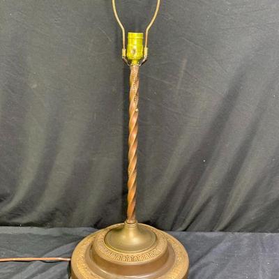 Twisted Rope Pillar Style Table Lamp

