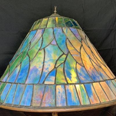 Pastel Leaded Stained Glass Shade

