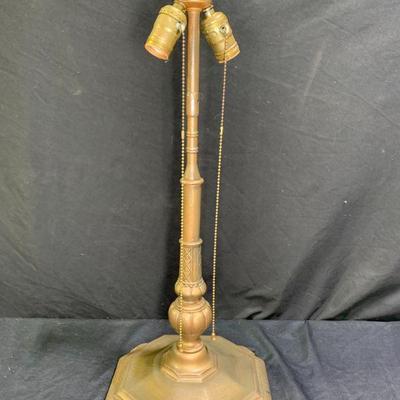 Footed Dual Light Table Lamp
