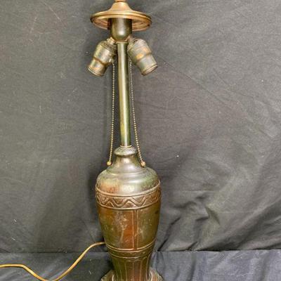 Vintage Brass Roman Revival Urn Lamp Base
