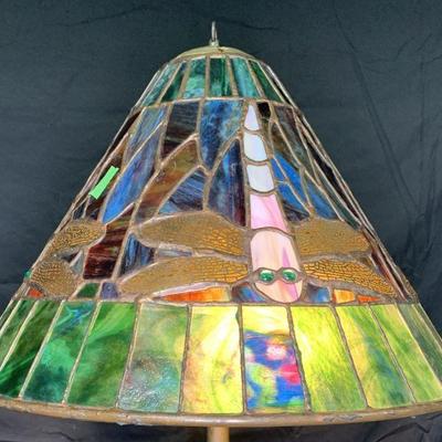 Green & Blue Dragonfly Leaded Shade
