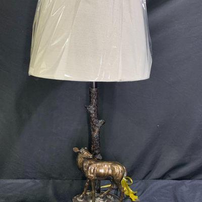 Gulliver Deer Table Lamp w/ Shade
