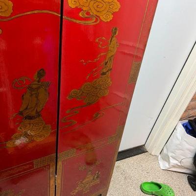 lacquered asian screen