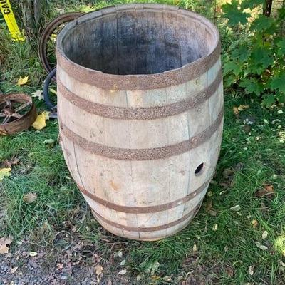 Antique barrel showing traces of old blue.