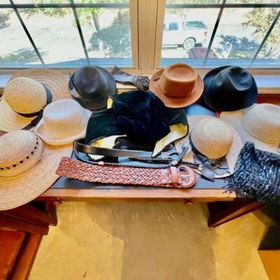 Lot 074-LOC: Womenâ€™s Hats and Accessories

