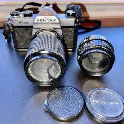 Lot 089-LR: Vintage Pentax K1000 SLR Camera

